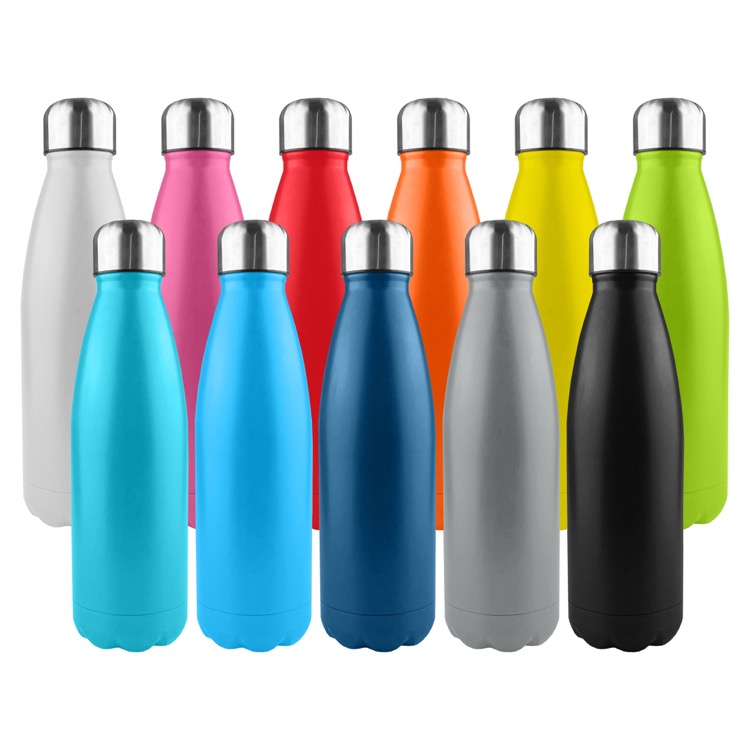 Komo Shiny Stainless Steel Drink Bottle Single Wall 9