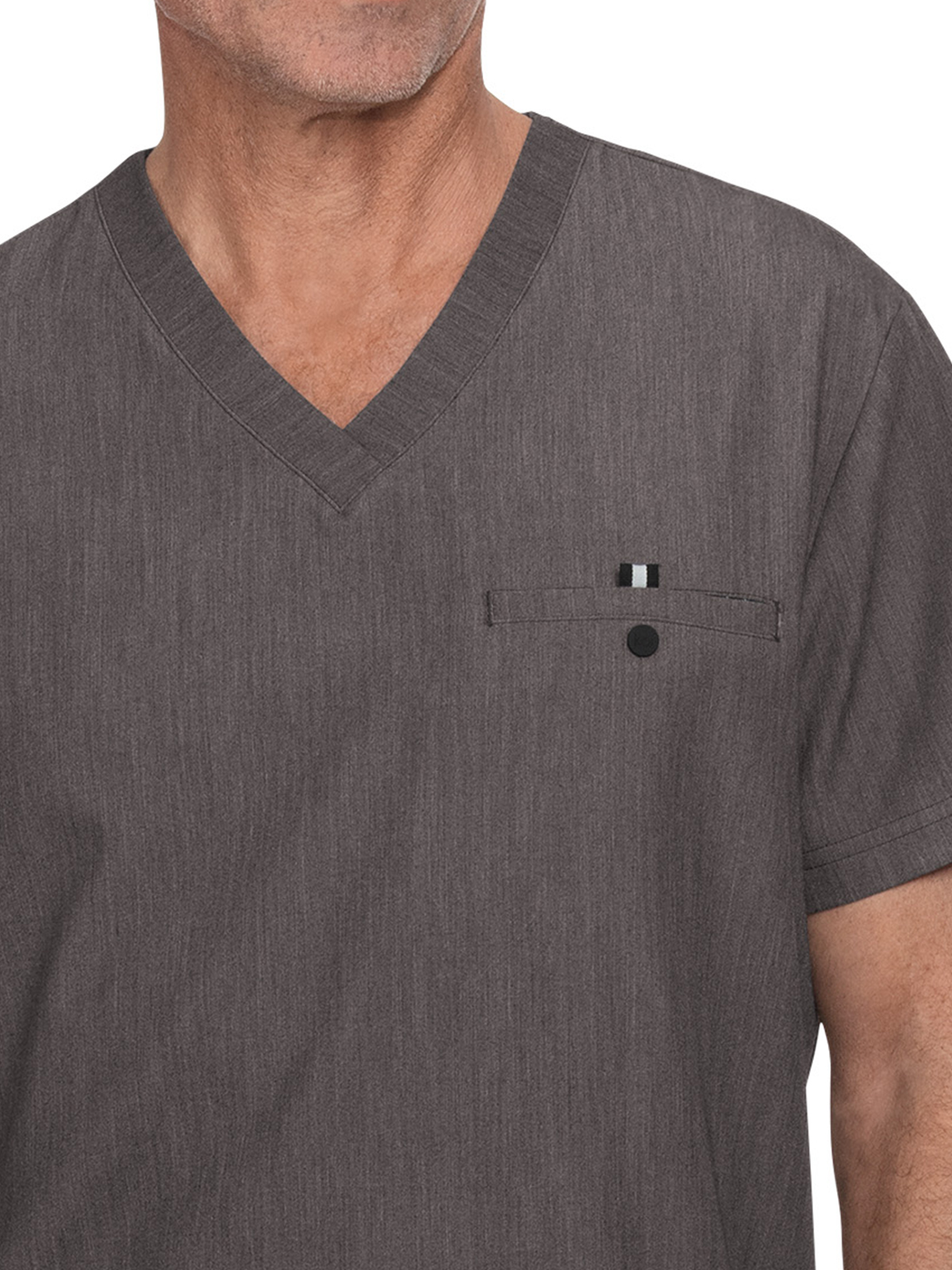koi - Next Gen - Men's One-Pocket V-Neck Tuck-In On Call Top 48