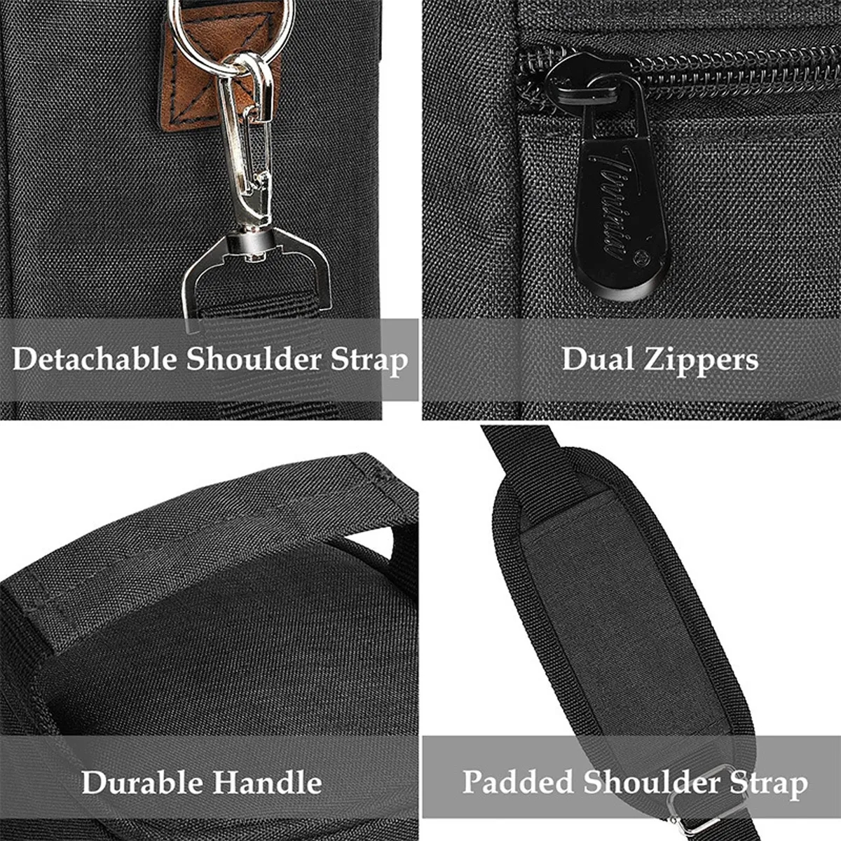 Single Bottle Insulated Wine Travel Tote Carrier Bag 3