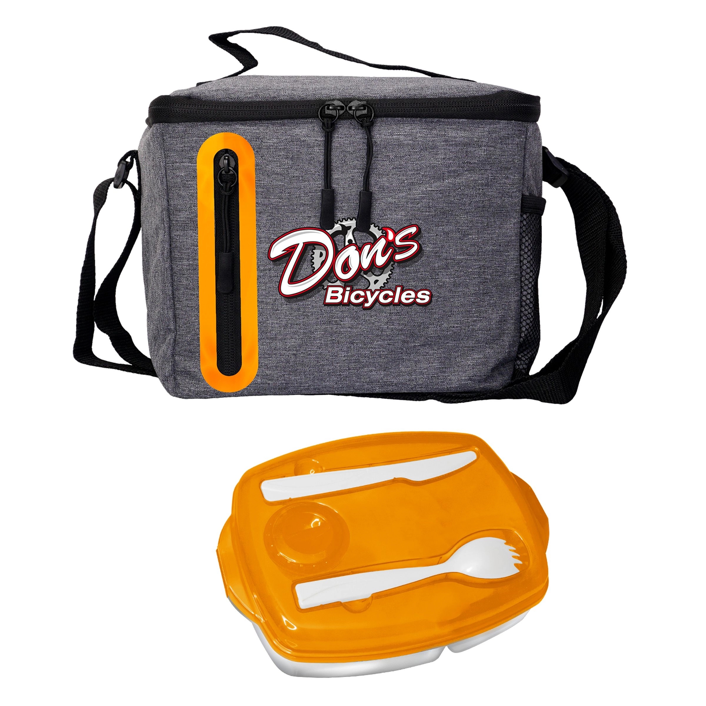 Locking Lid Oval Cooler Lunch Set 7
