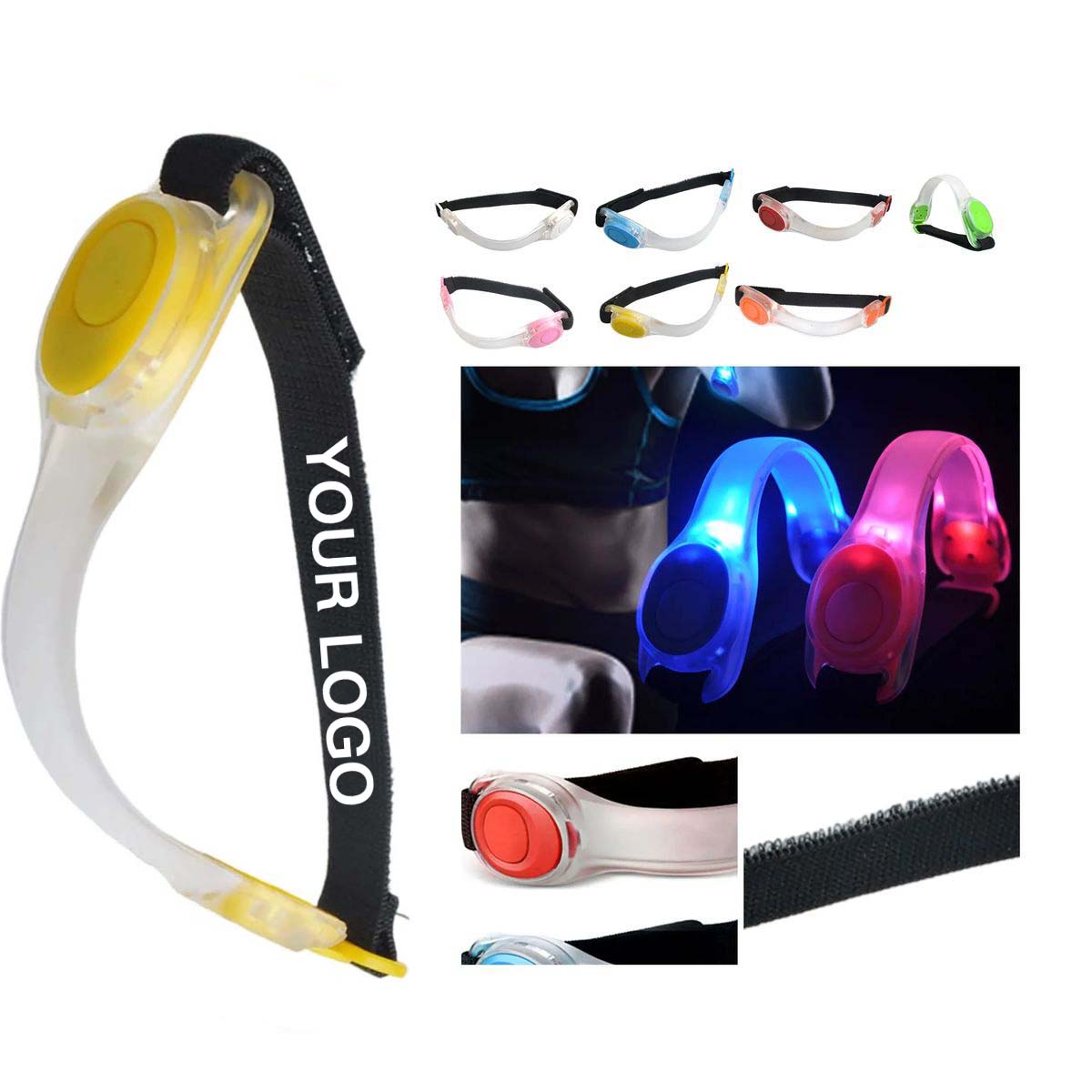 Reflective LED Armband with Light Modes 2