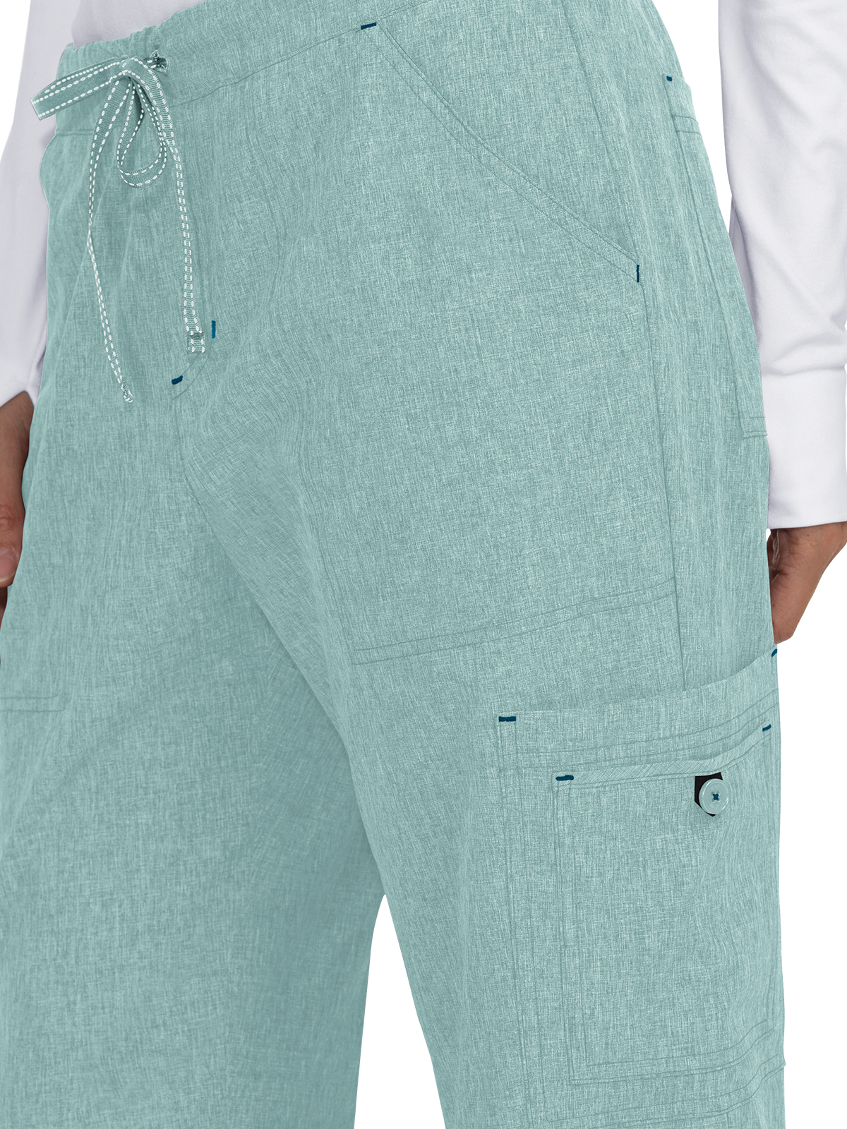 koi - Basics - Women's Eight-Pocket Stretch Cargo Holly Pant 32