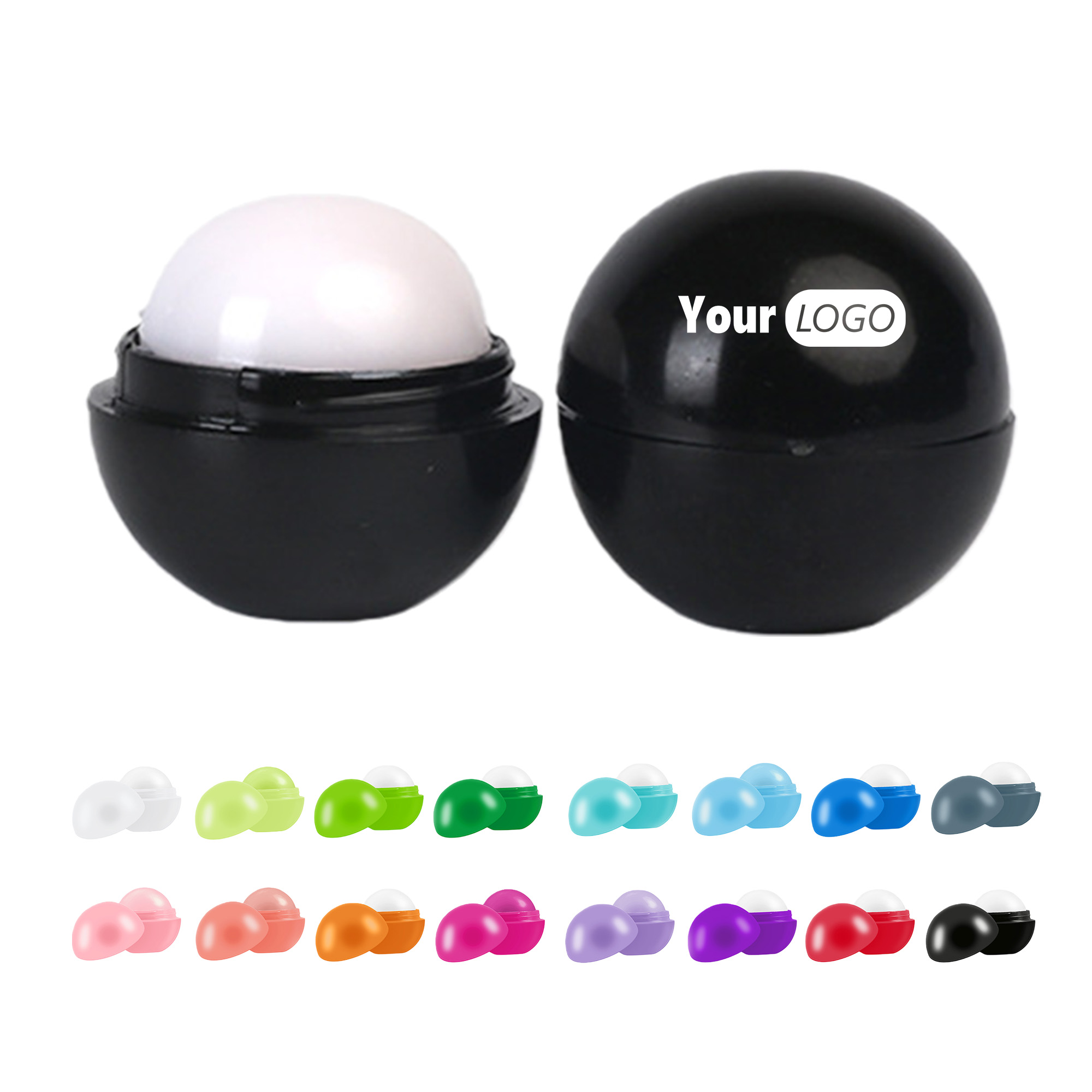 Custom Logo Round Lip Balm 7