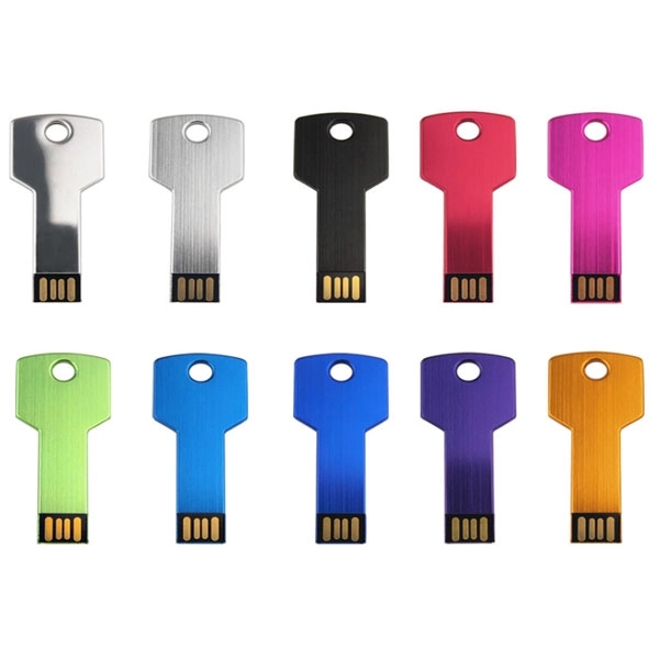 Key Shape 2GB Metal USB Flash Drive 2
