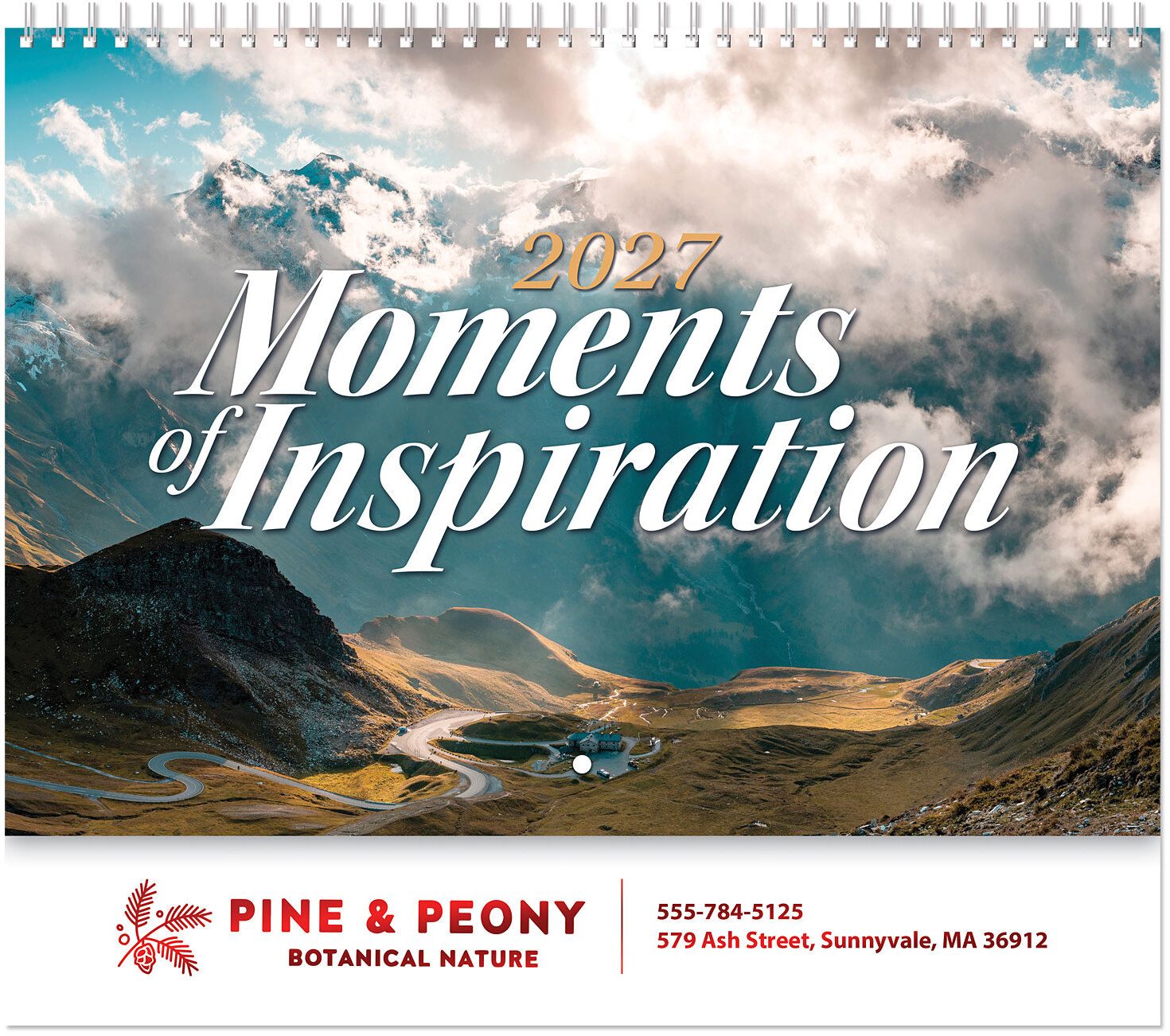 MOMENTS OF INSPIRATION SPIRAL WALL CALENDAR 14