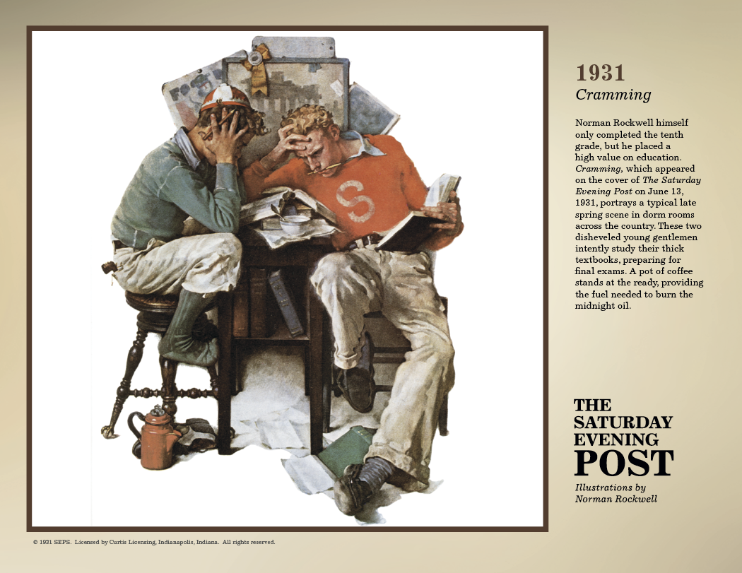 Triumph® Calendars The Saturday Evening Post Illustrations by Norman Rockwell Calendar 5