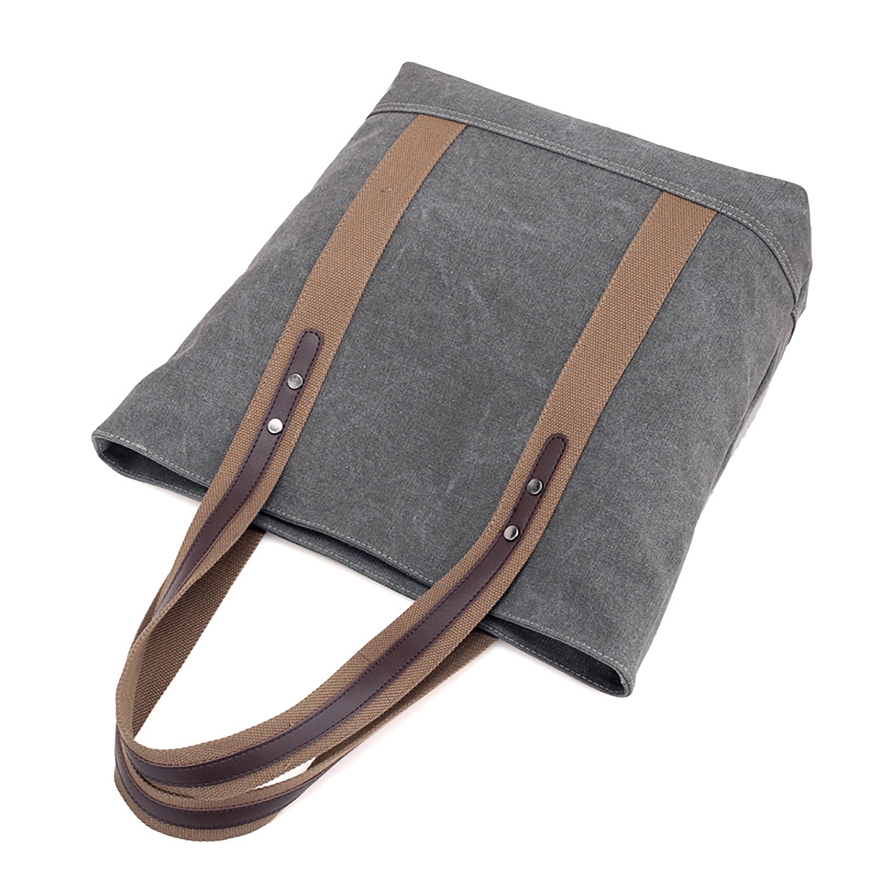 Vintage Women Handle Tote Bag Canvas 4