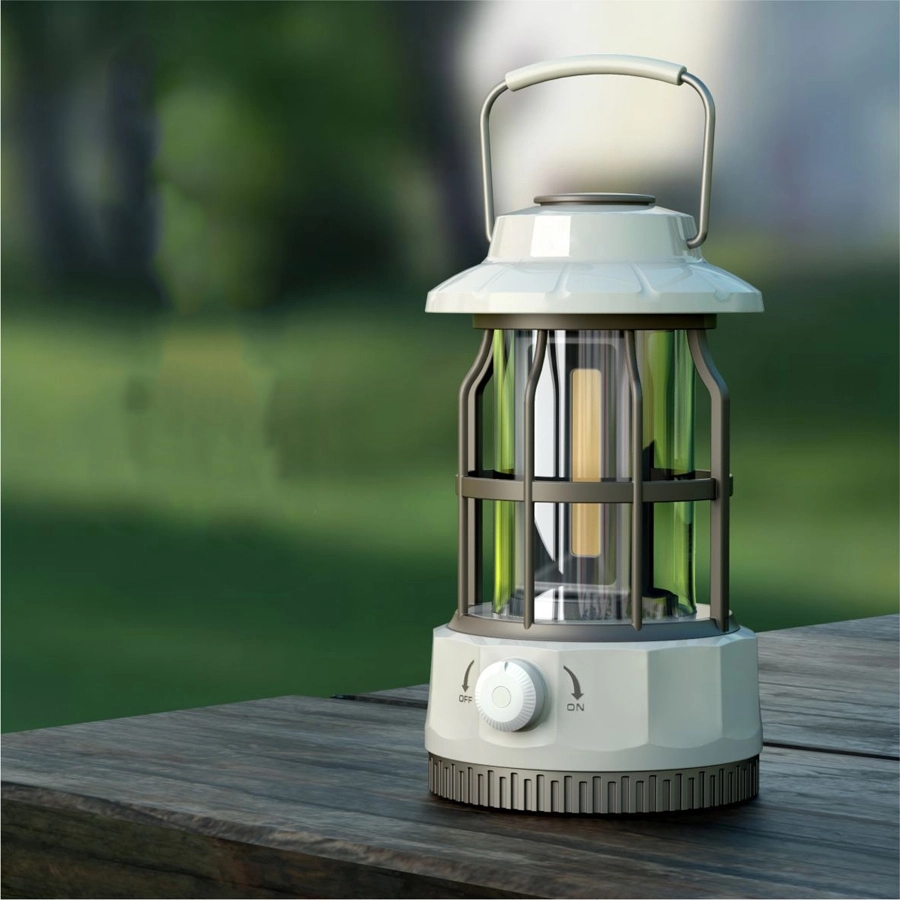 Retro Outdoor Camping Light Picnic Lantern AA/Li-ion Battery 12