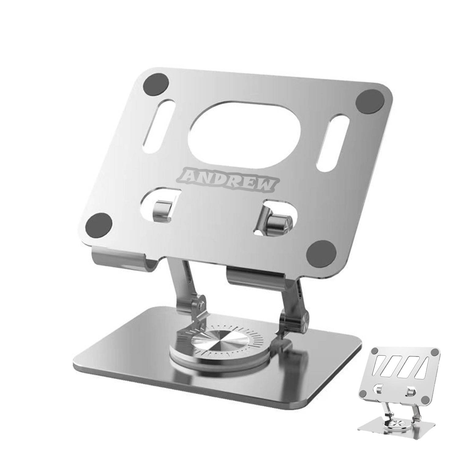 Tablet Stand W/ 360 Degree Rotating Base 3