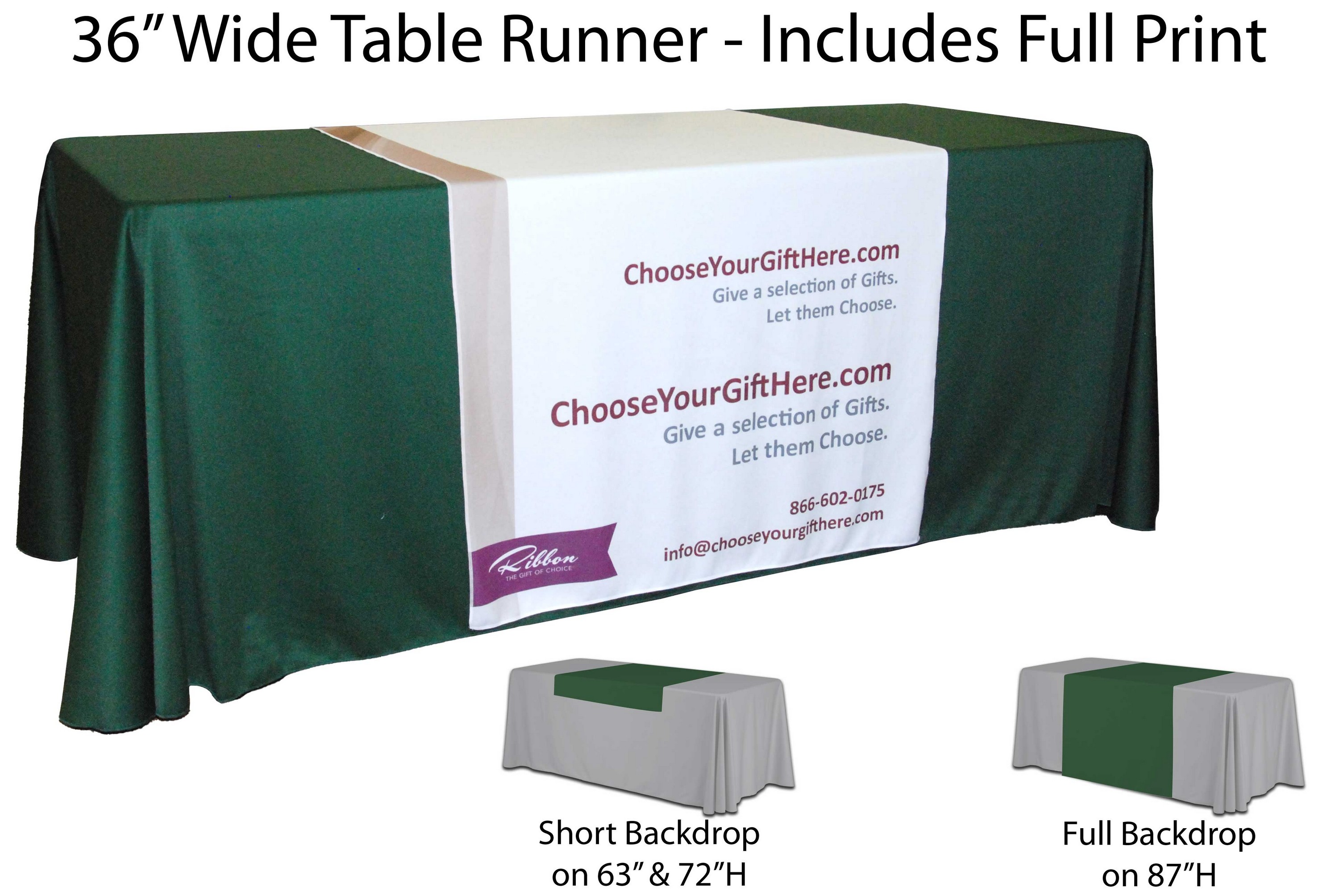 36" Width Custom Table Runner 2