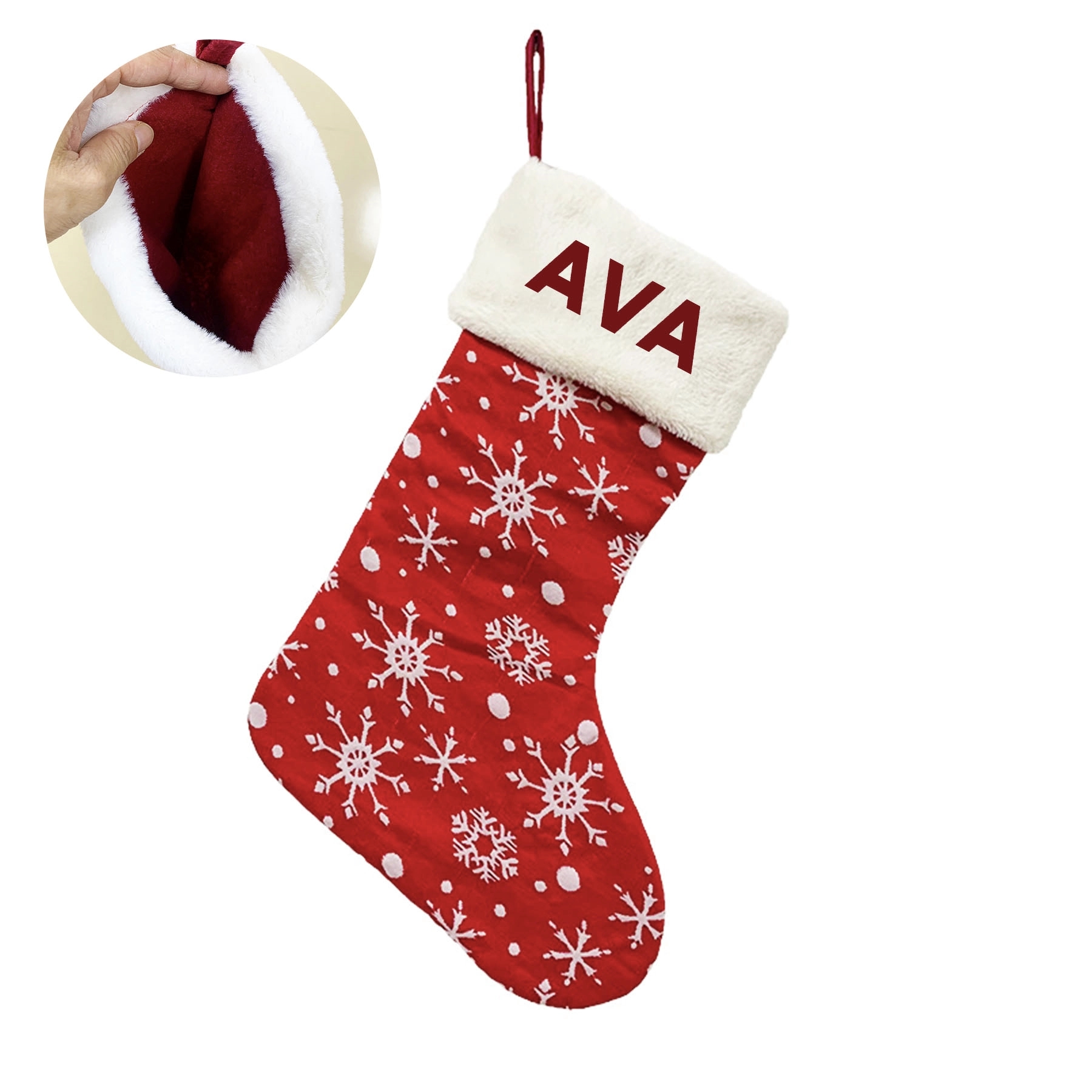 Snowflake Christmas Stockings 2