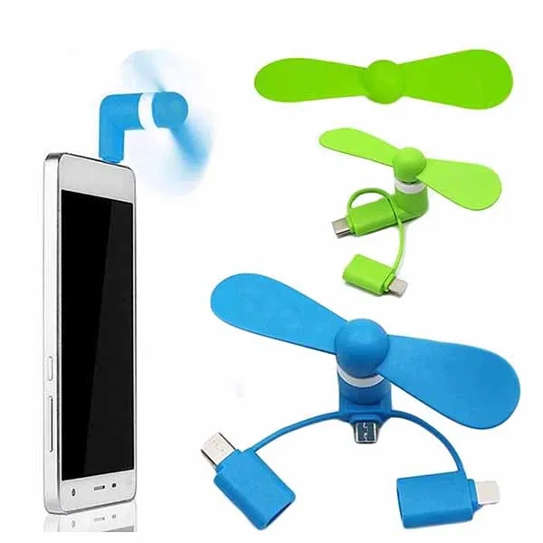 3 In 1 USB MiniCooling Fan Mobile Phone Cooler 3