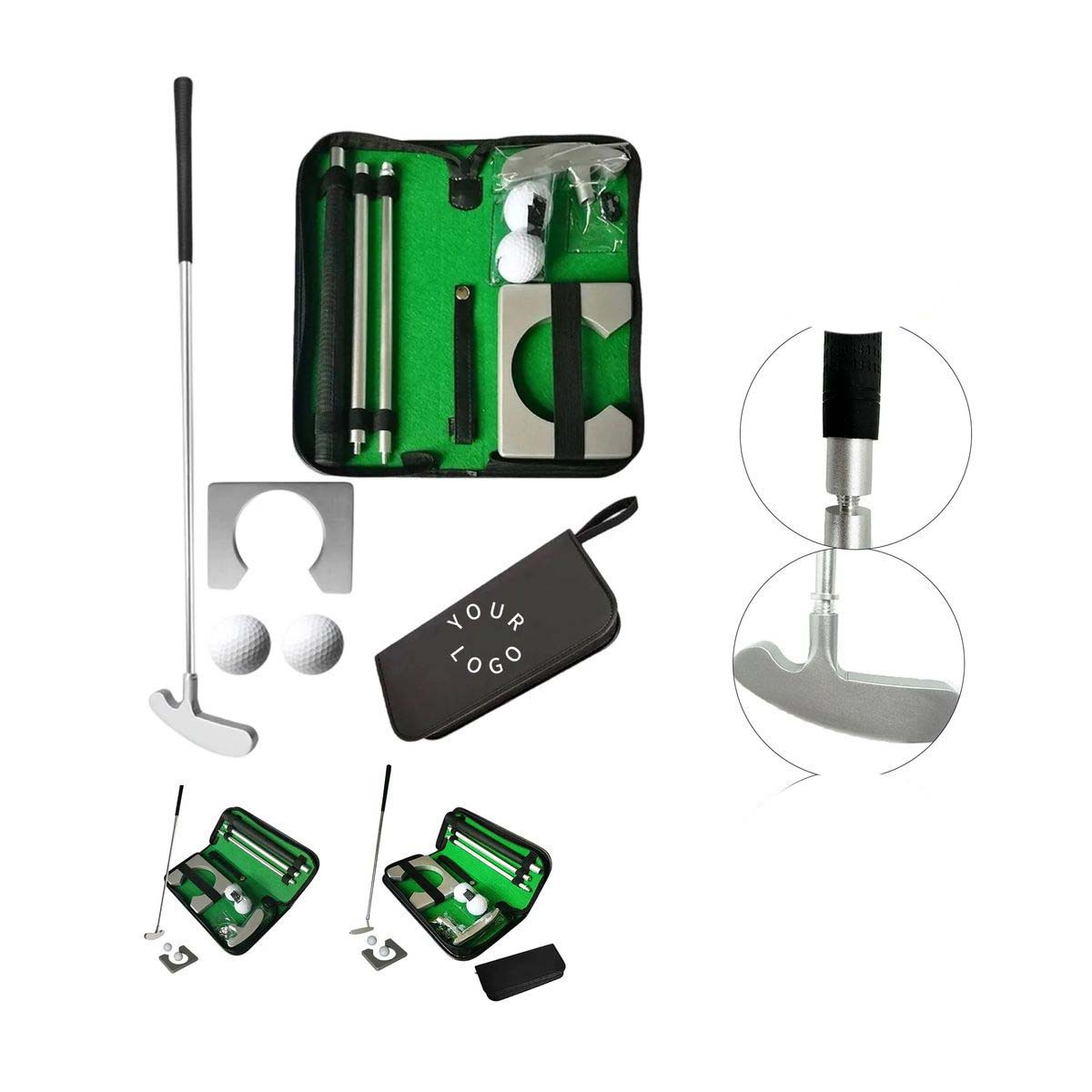Lightweight Golf Putter Set with Alignment Markers 2