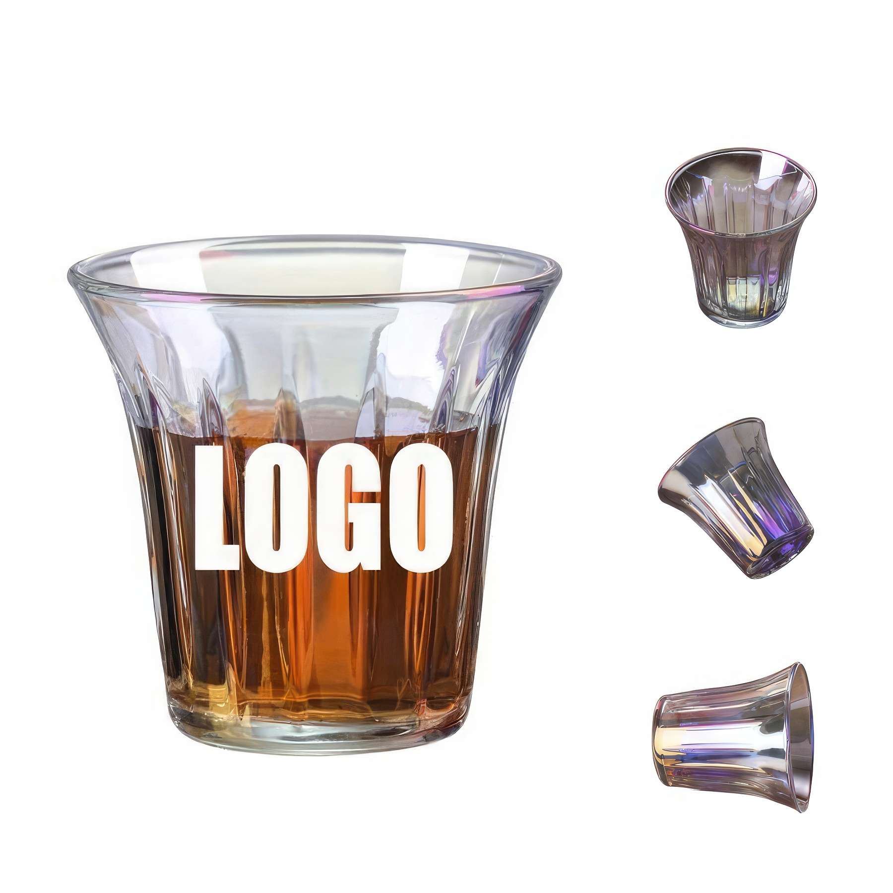 4.7 OZ/140ML Glass Tea Coffee Whisky Drink Gift Cup 2