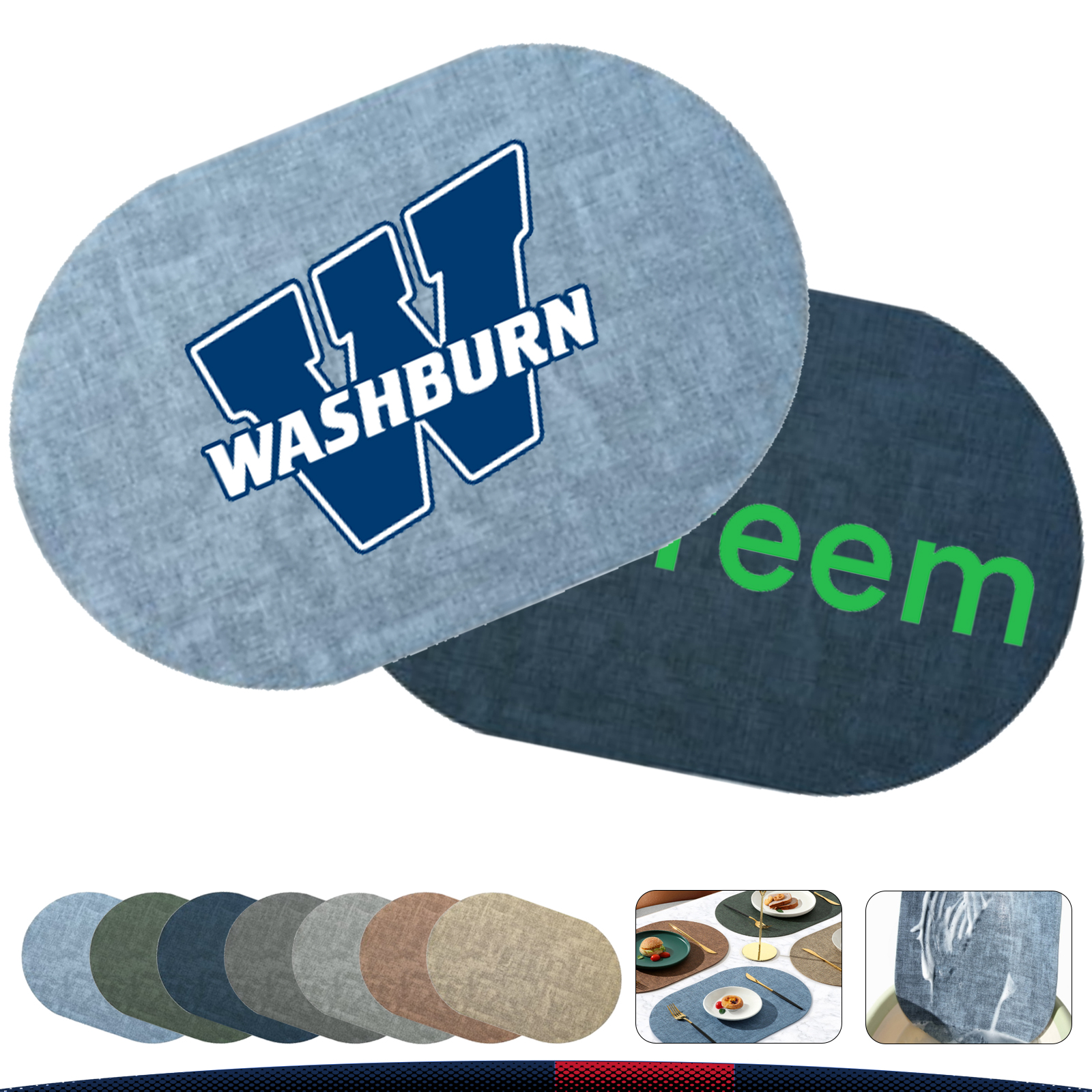 Ellipse PVC Placemat 5