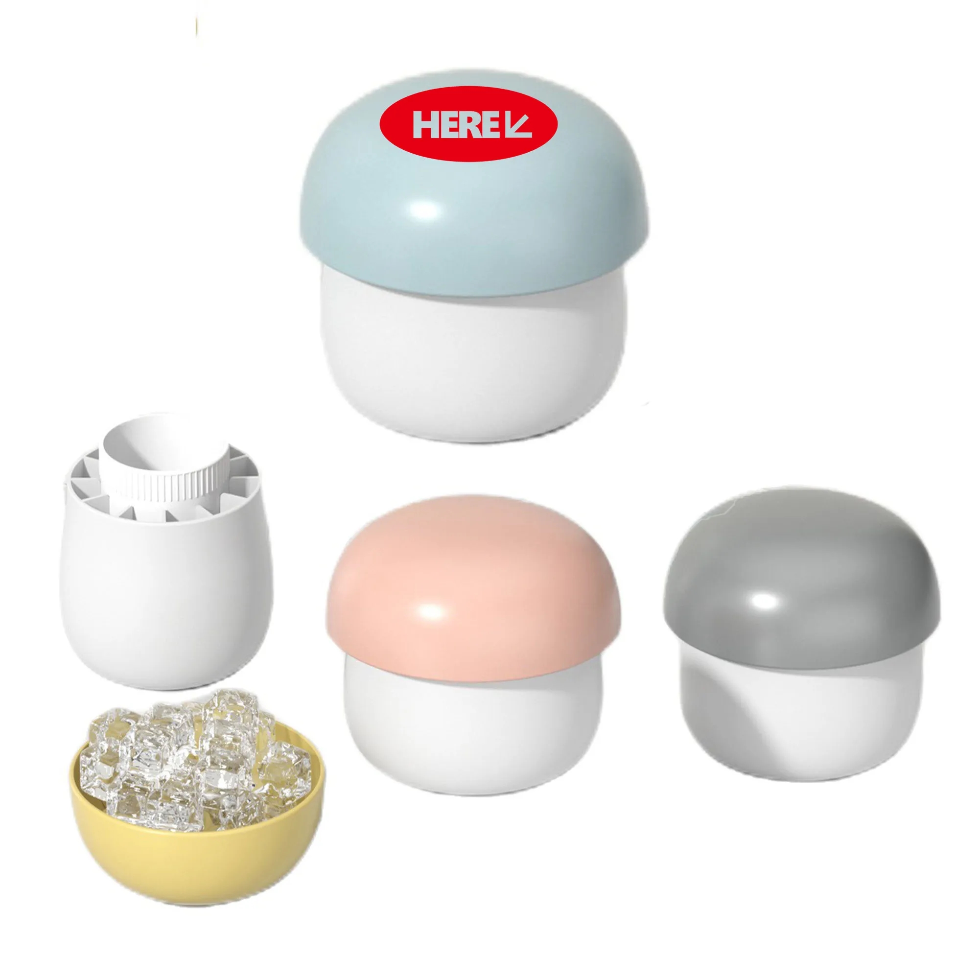 Cylinder Silicone 3D Ice Cube Mold