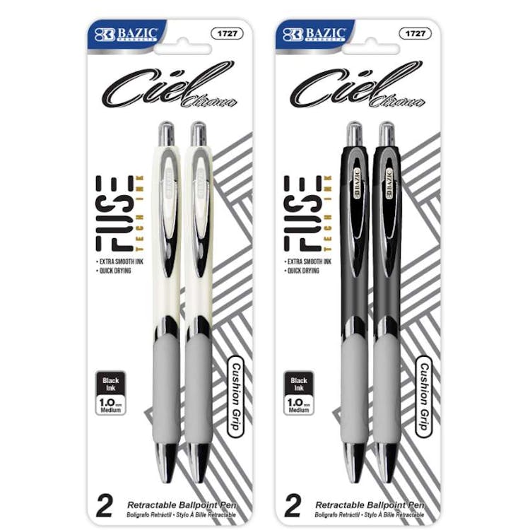 Fuse Tech Ink Retractable Pens 2pk