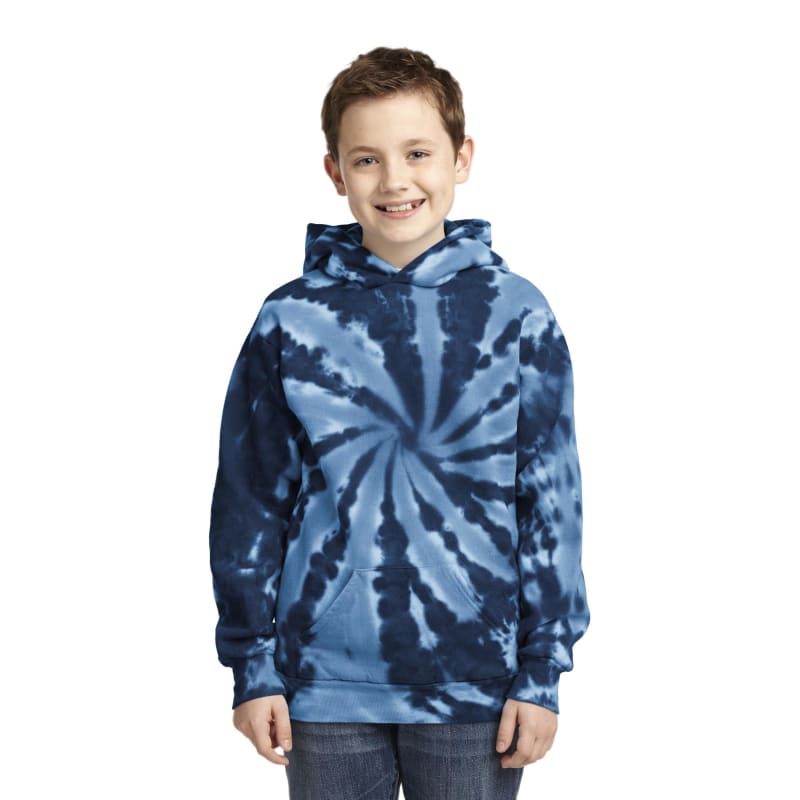 Port & Company Youth Tie-Dye Pullover Hooded Sweatshirt. 32