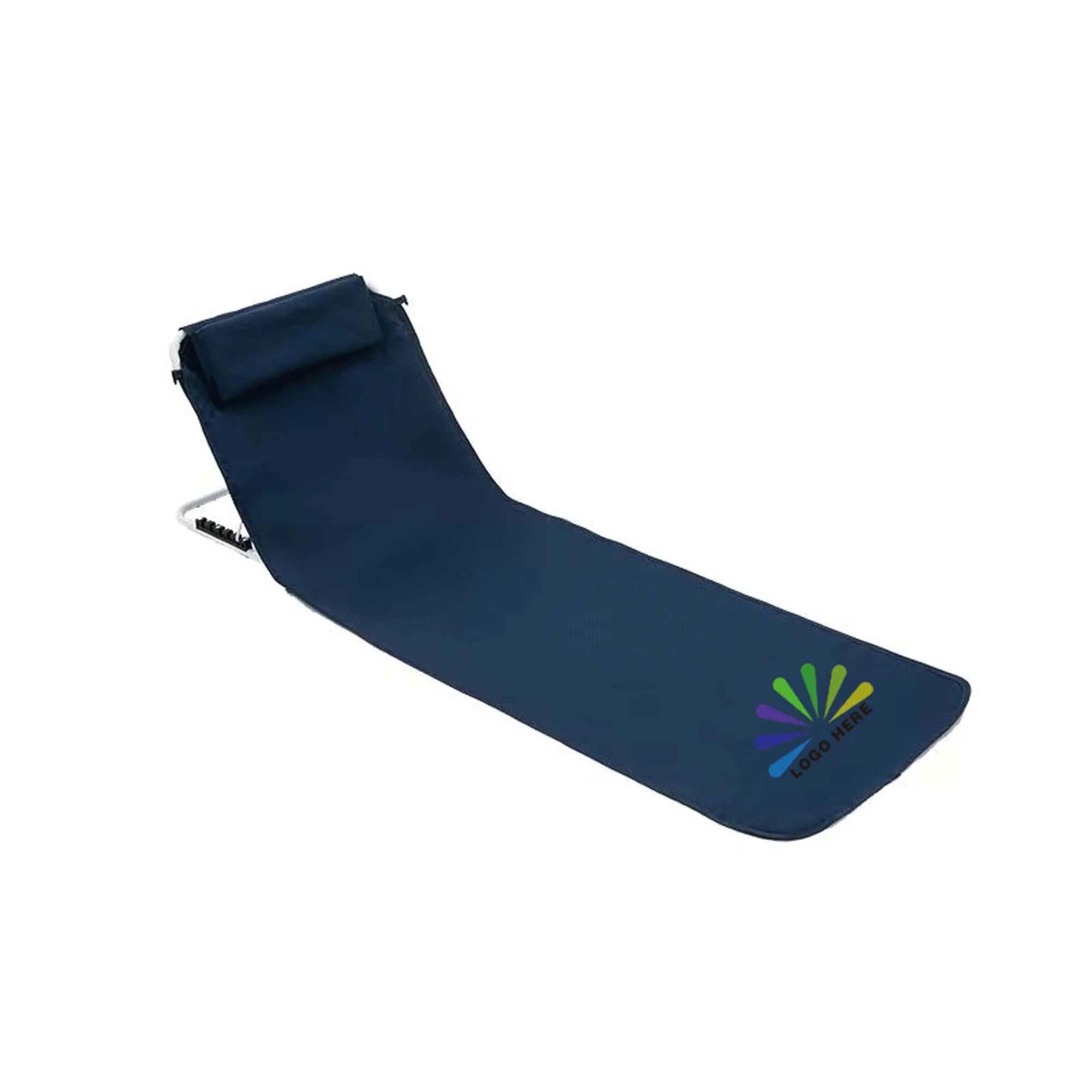 Full Color Portable Folding Beach Lounger MOQ 20 PCS 1