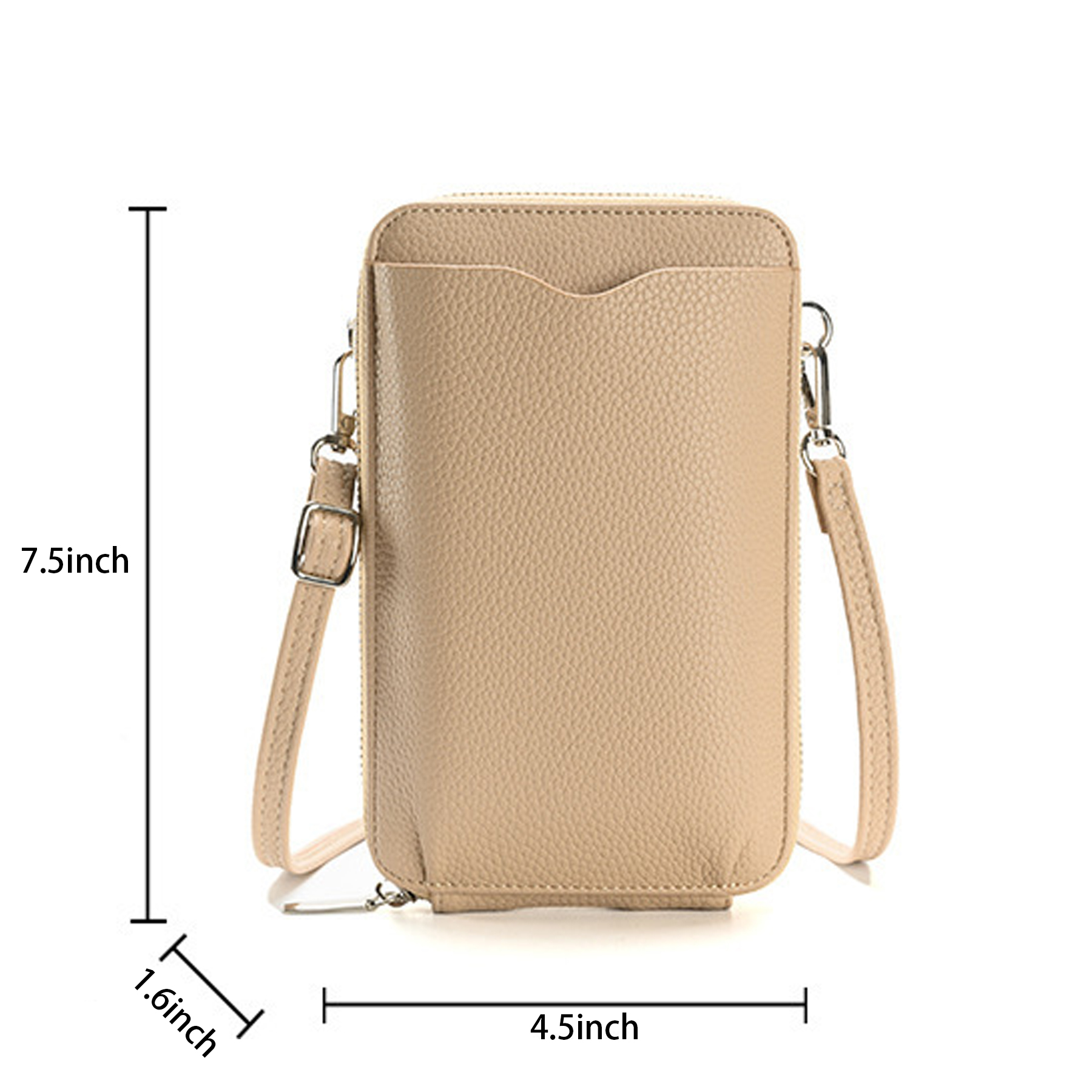 Pu Small Mobile Phone Crossbody Bag with Card Slots 10