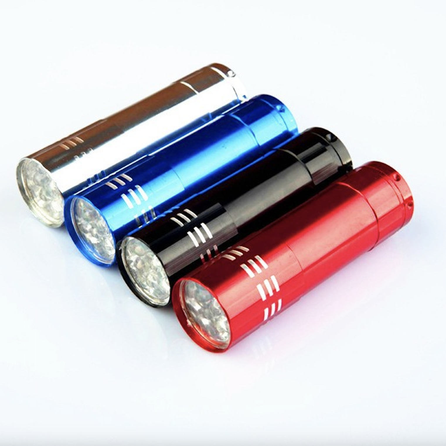 Aluminum 9 LED Flashlight with Carry Strap 2