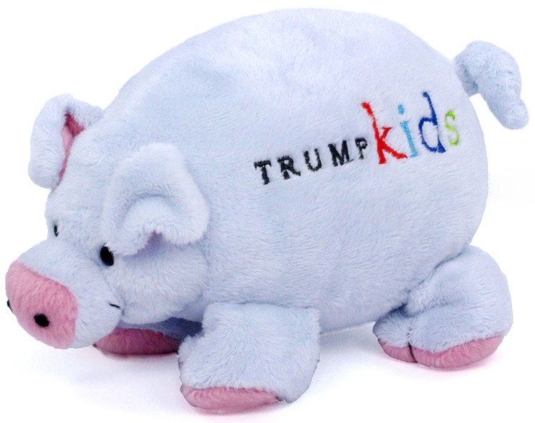 8" Blue Trump Kids Pig 2