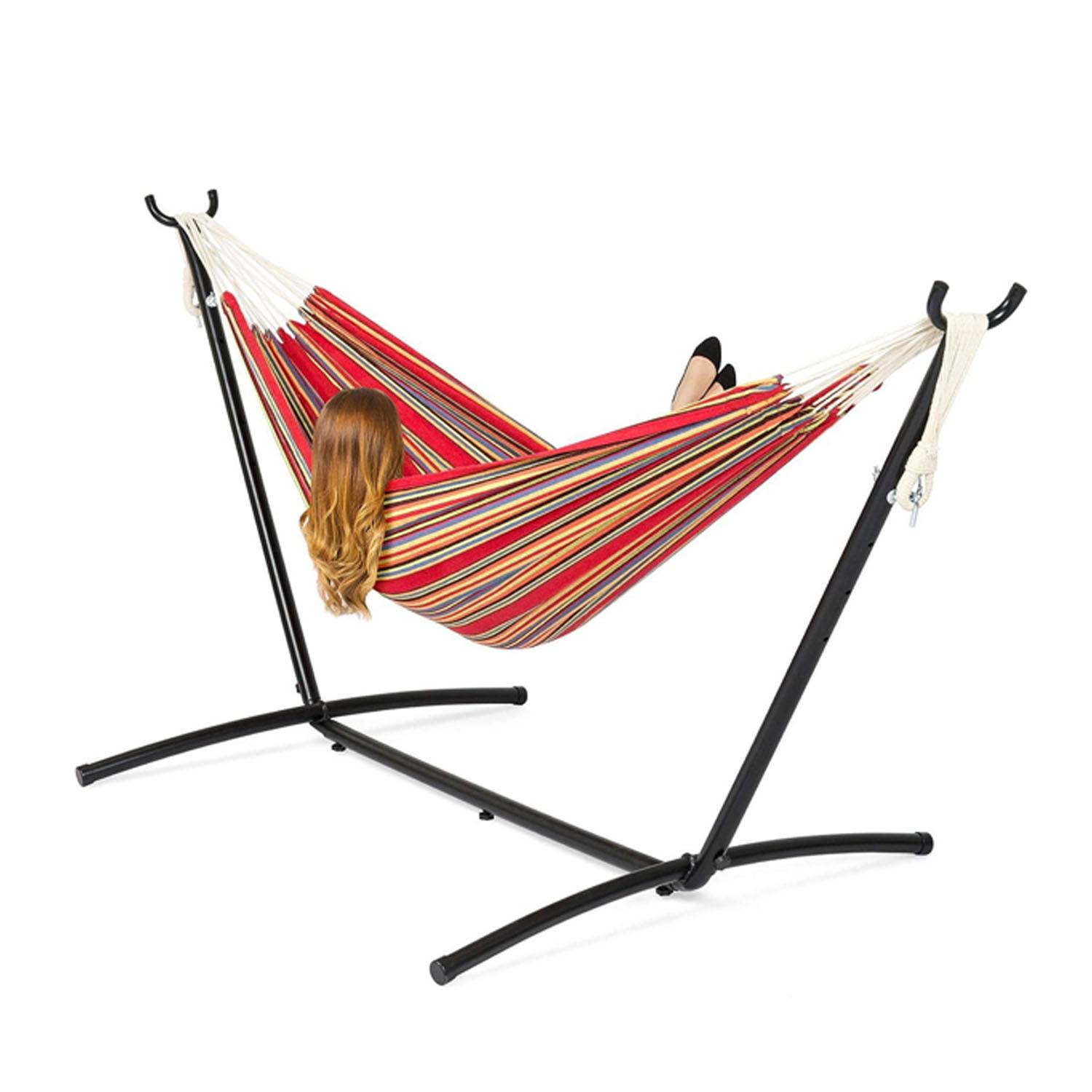 Portable Adjustable Heavy-Duty Large Patio Hammock 4