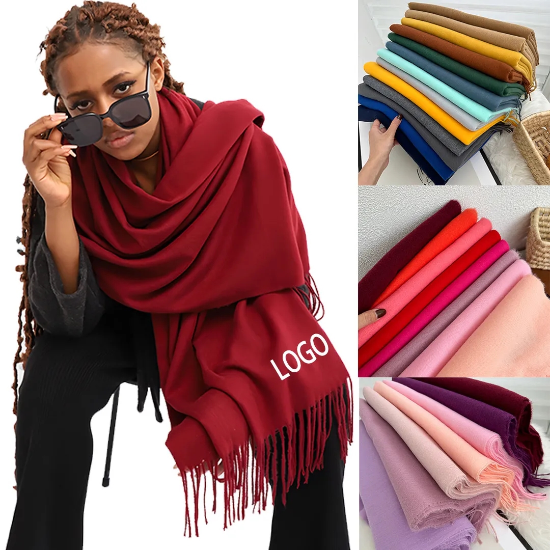 Polyester Pashmina Style Scarf Shawl 4