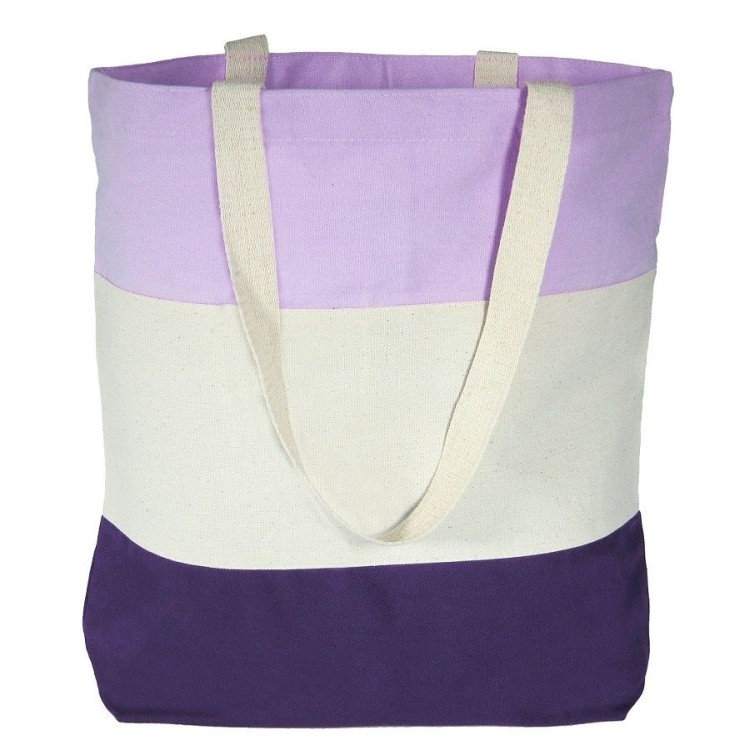 Tri-Color Tote - Non-Imprinted 2
