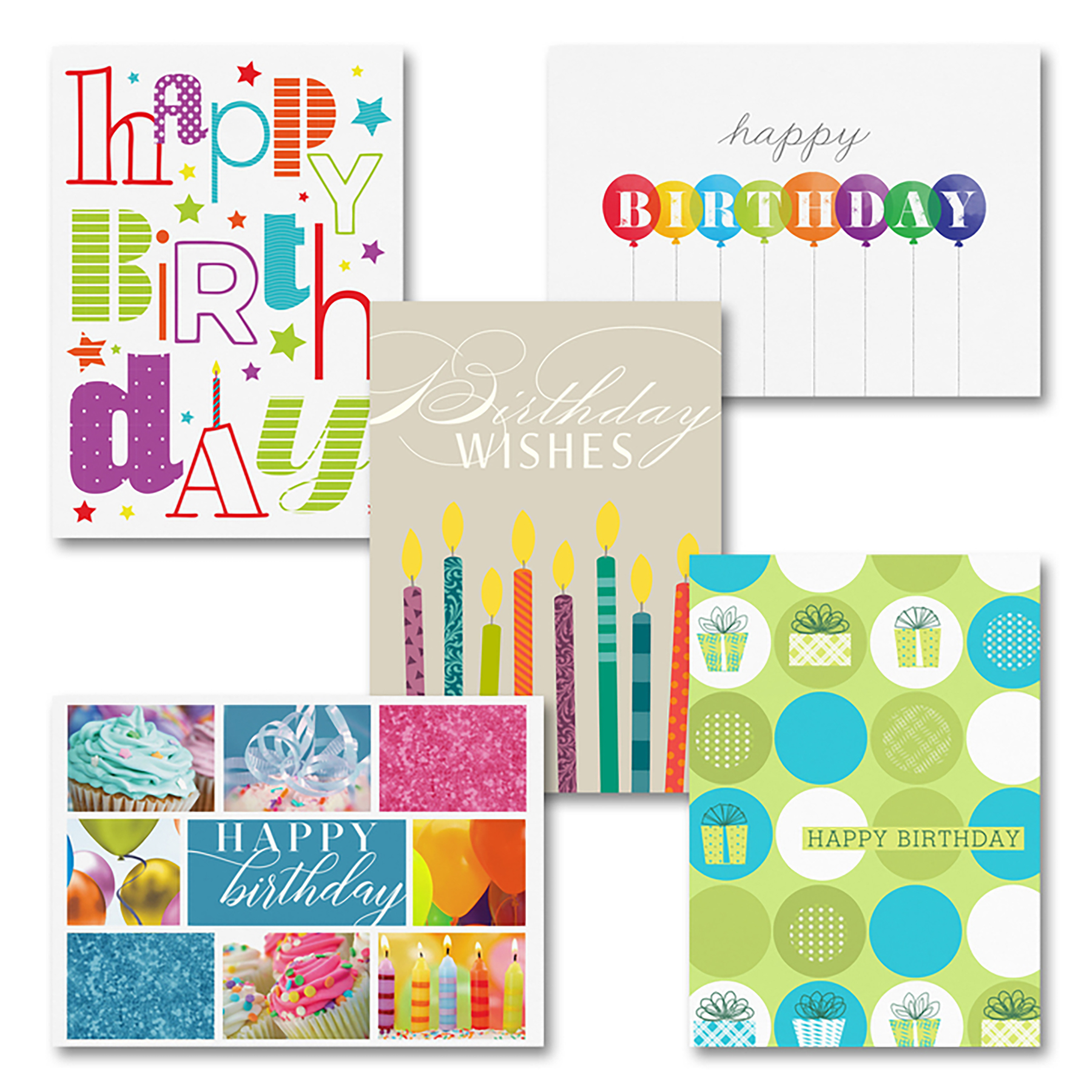 Birthday Assorted Card Pack 6