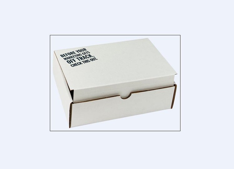9" x 6 1/2" x 2 3/4" - B-Flute Inside Tuck Box 2