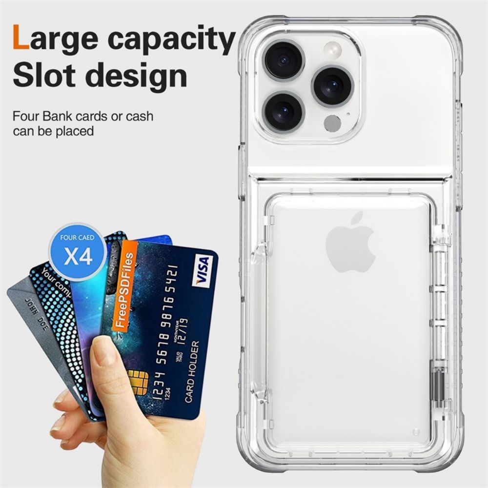 Transparent Card Phone Case 3