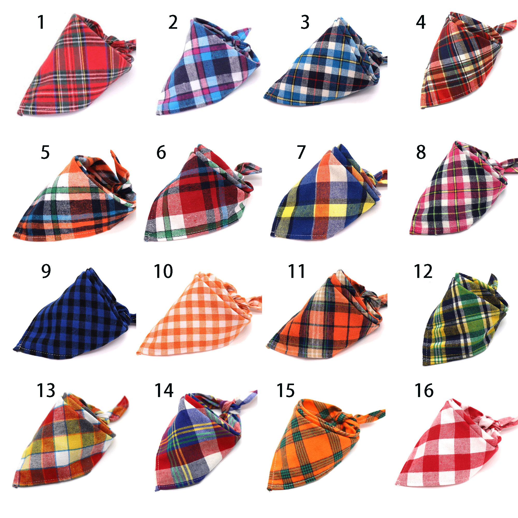 Triangle Dog Bandanas 2