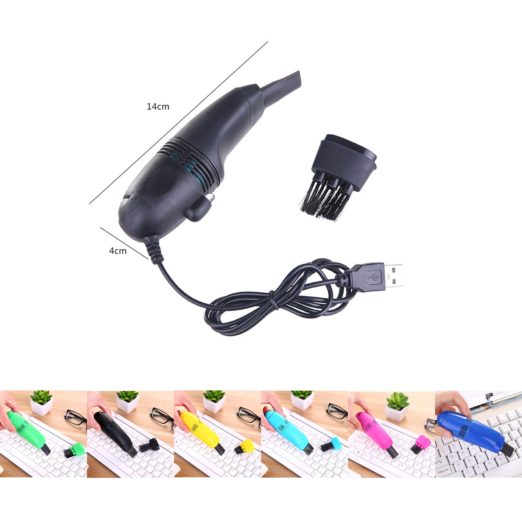 Computer Keyboard Mini USB Vacuum Cleaner