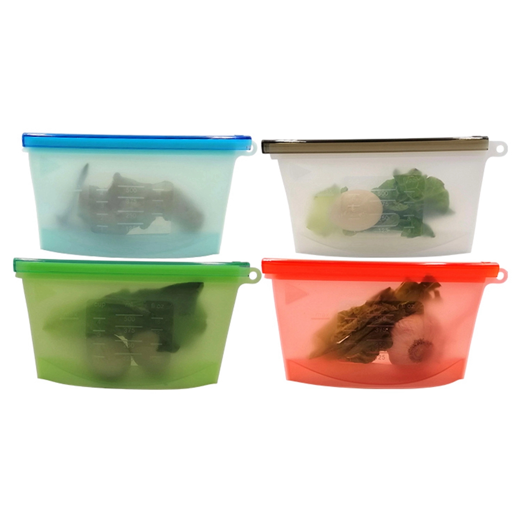500 ml Storage Container Silicone Food Bag 4