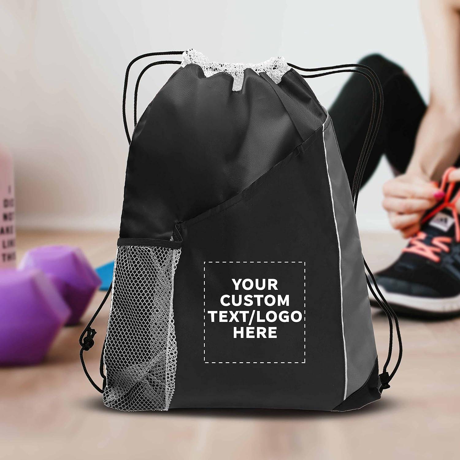 Gym Sports Portable Drawstring Backpack 2