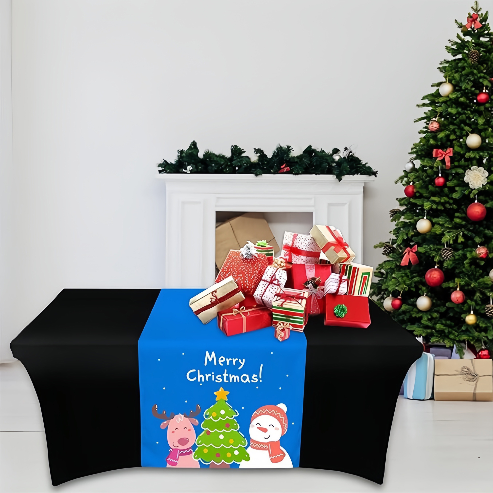 Custom Colored Tablecloths and Table Banners 7