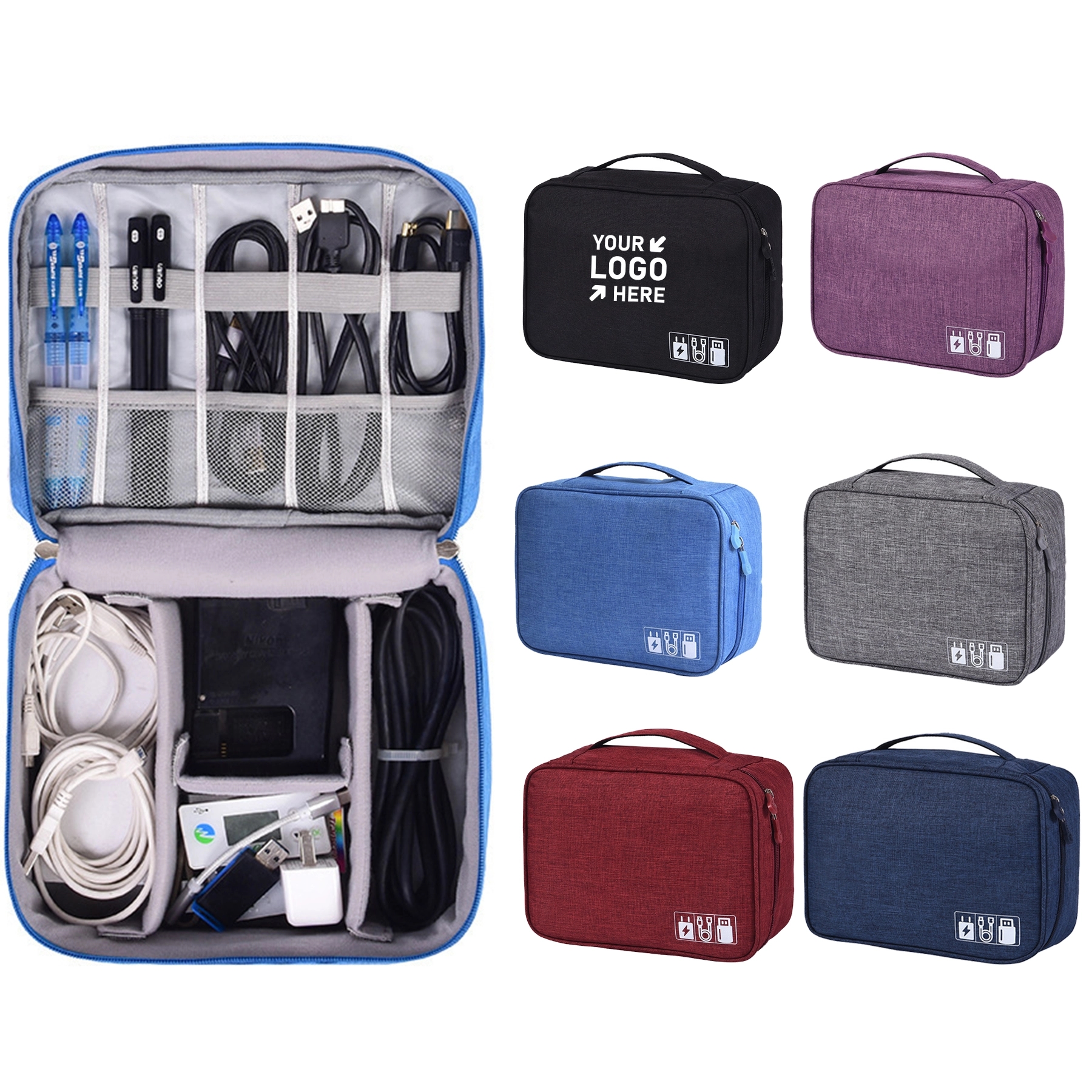 Travel Electronics Organizer Bag 1