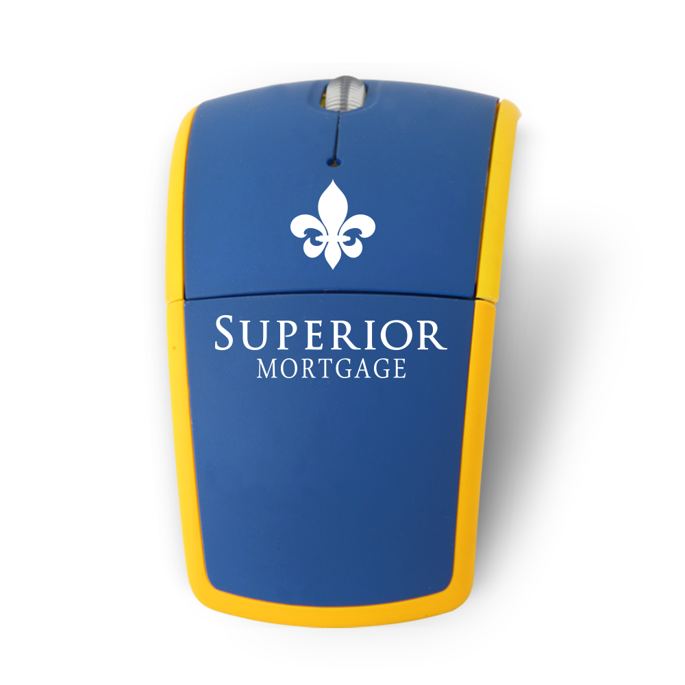 Rochdale Matte Wireless Folding Mouse 2