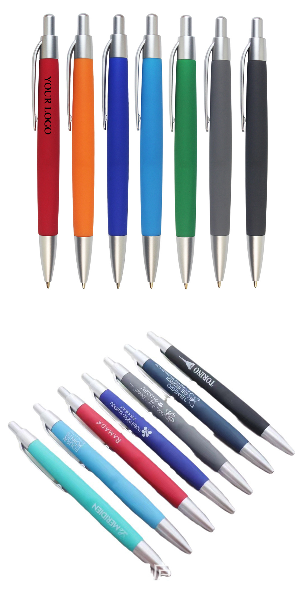 Plastic Metal Ballpoint Pen 2