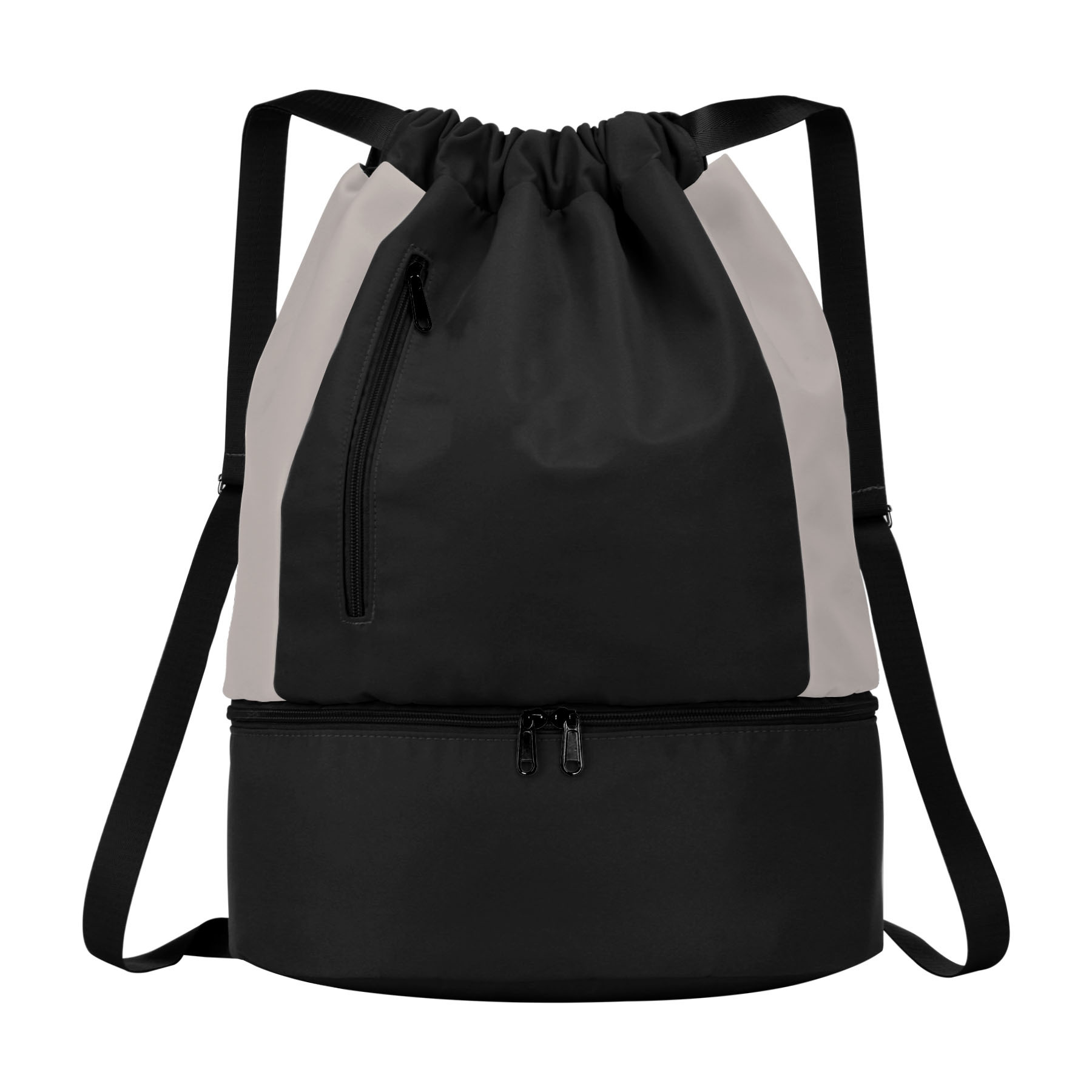 8 Can Nylon Drawstring Cooler Backpack 6