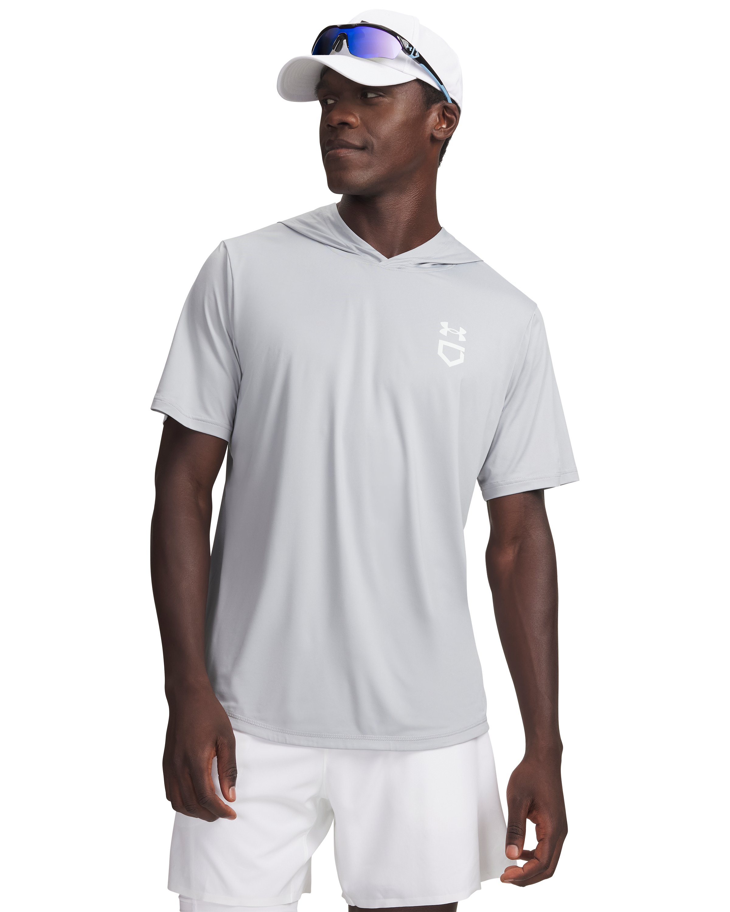 UA Utility Lightweight Men's Short Sleeve Hoodie, custom hoodie or sweatshirt with logo imprint 4