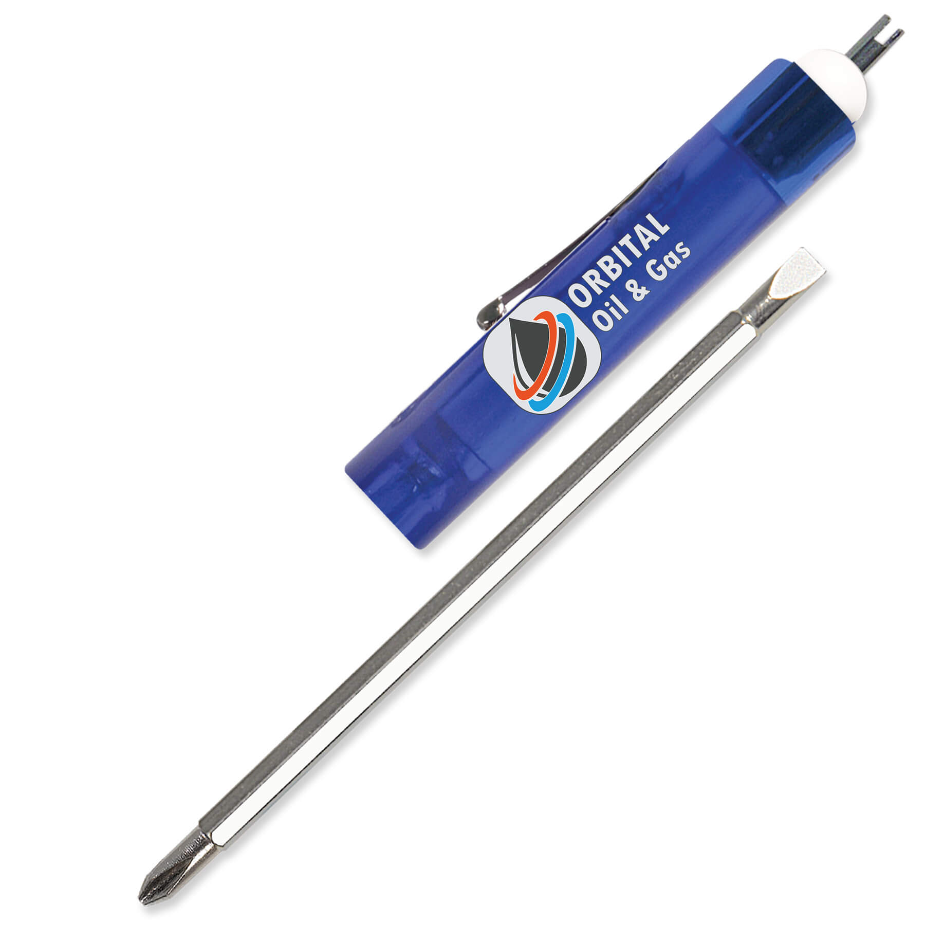 Jumbo Pocket Screwdriver Reversible Flat Blade + Valve Stem 2