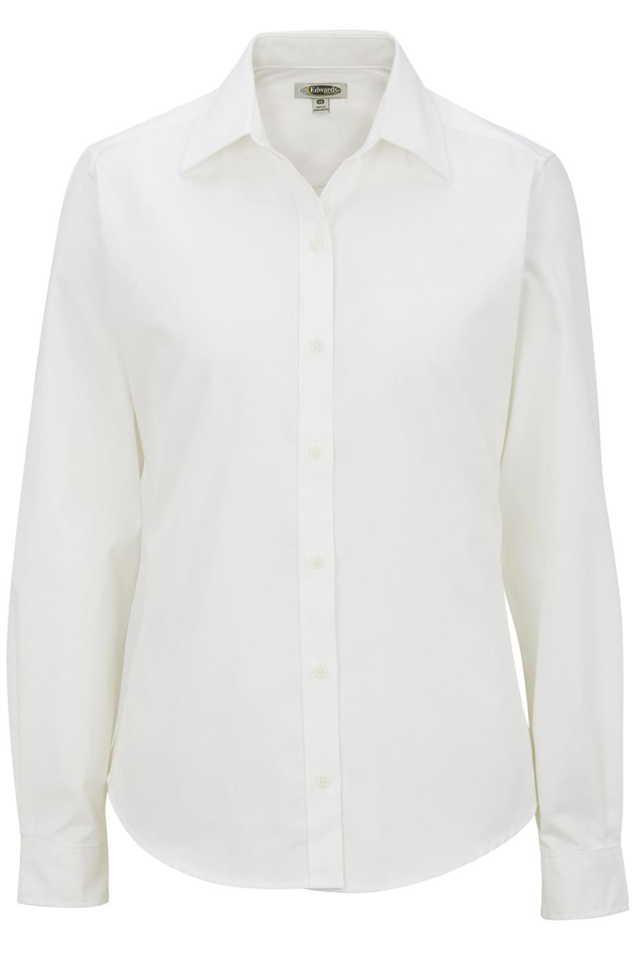 Ladies Cottonplus Long Sleeve Twill Shirt 2