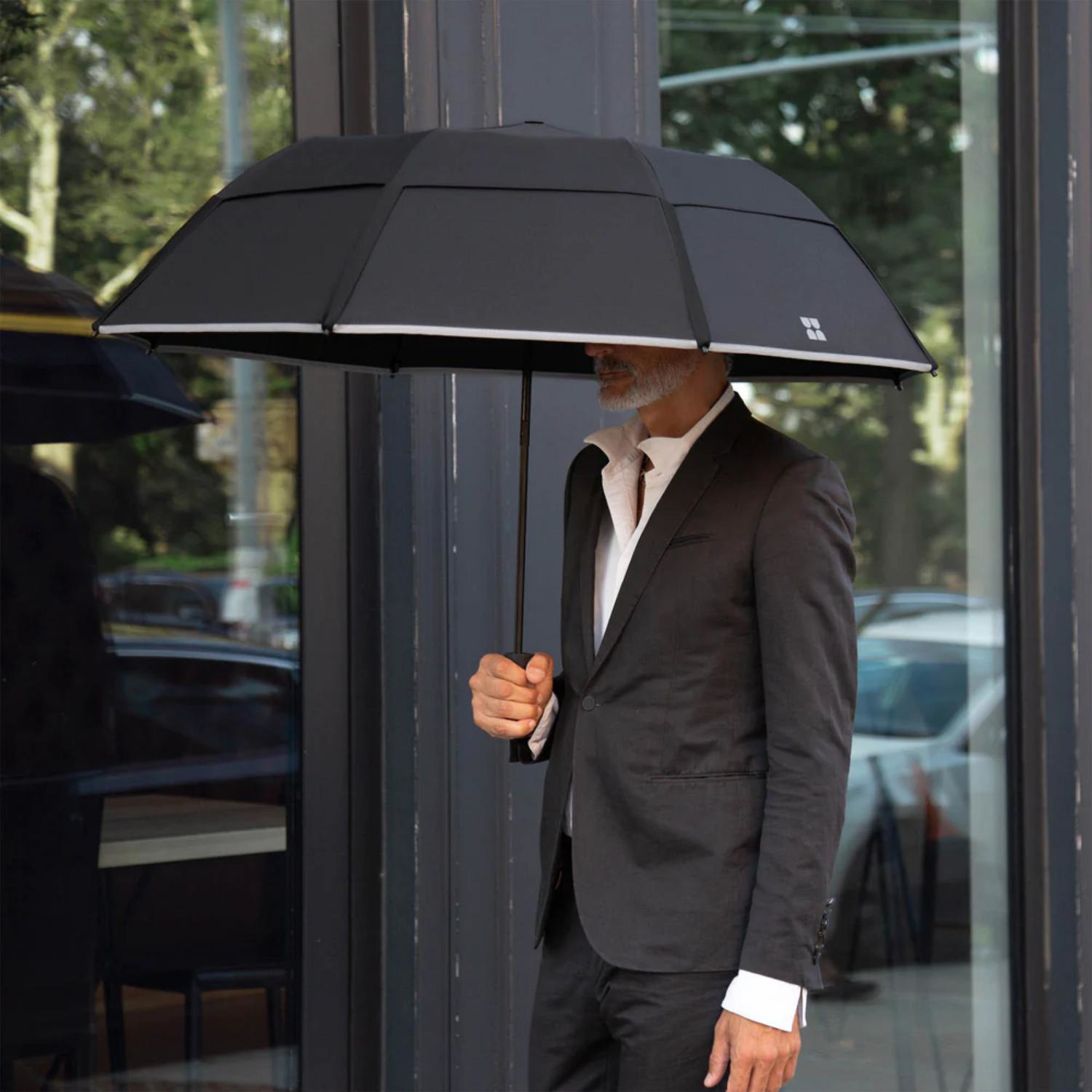 Weatherman® 100% Recycled 50″ arc Trek Umbrella 4