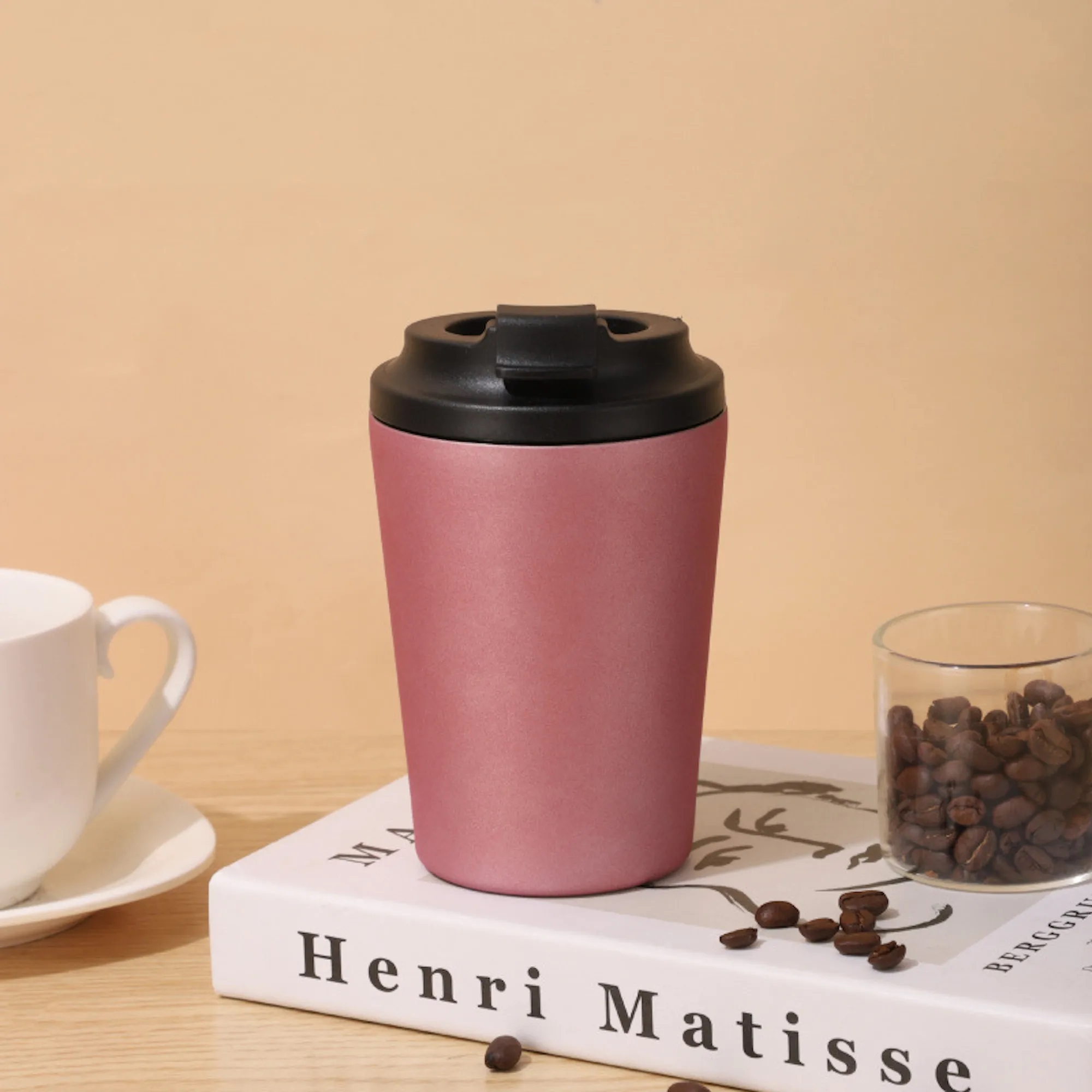 12oz Stainless Steel Thermal Mug Coffee Cup Free Shipping 5