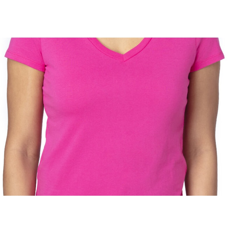 Threadfast Apparel Ladies' Ultimate CVC V-Neck T-Shirt 8