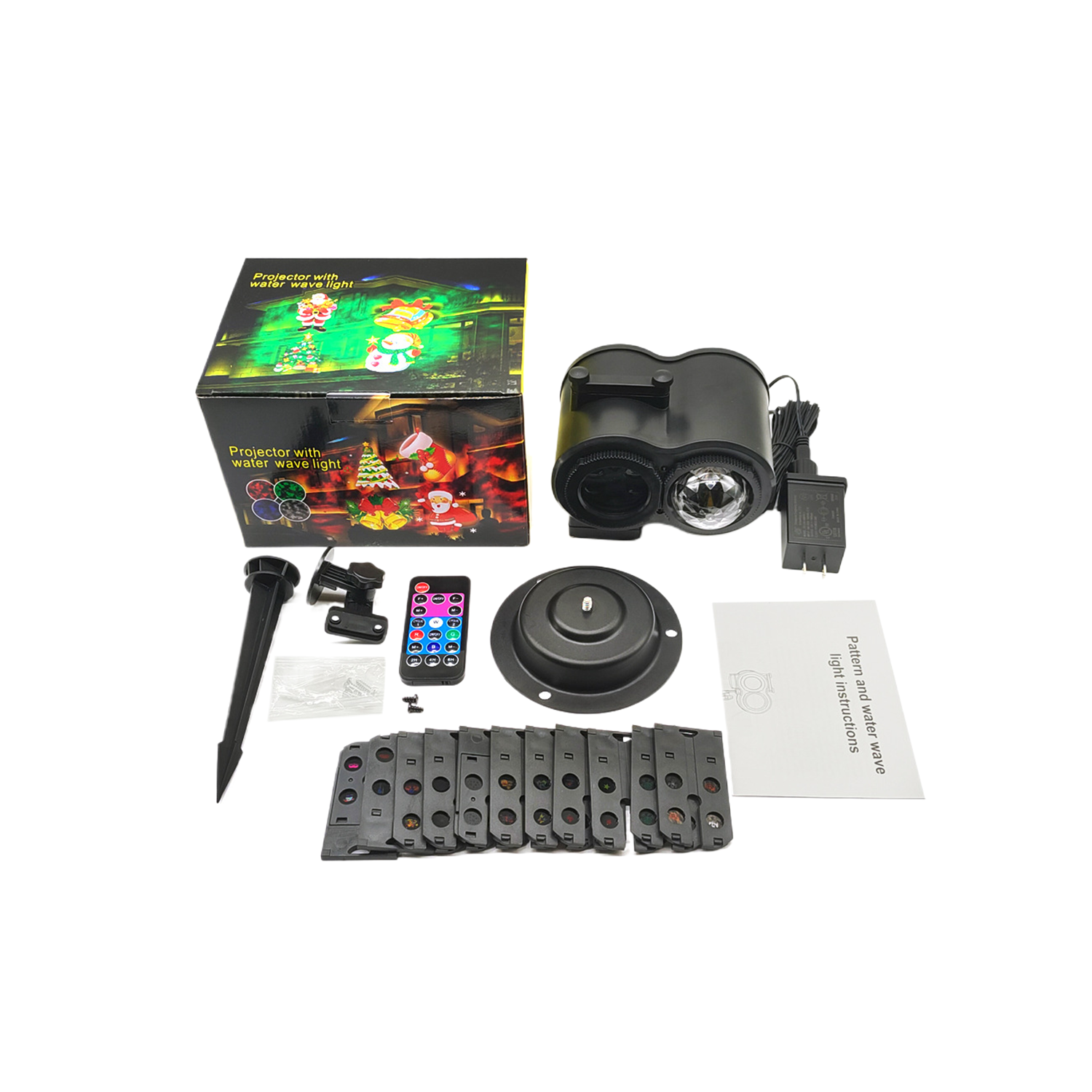 Halloween Christmas remote control projection light 2