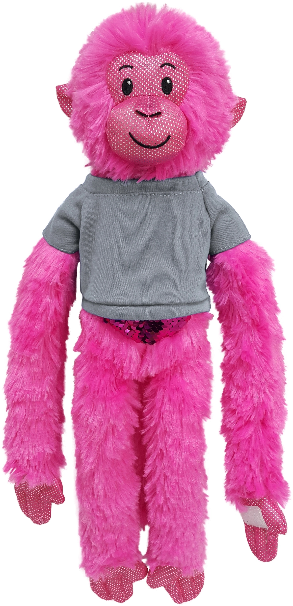 21" Hot Pink Spider Monkey with Sequins 13