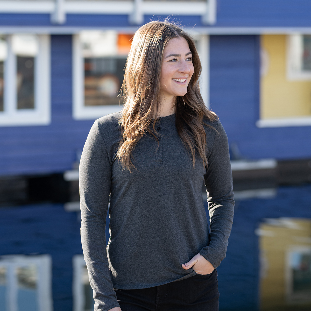 Stormtech Women's Torcello Long Sleeve Henley 35